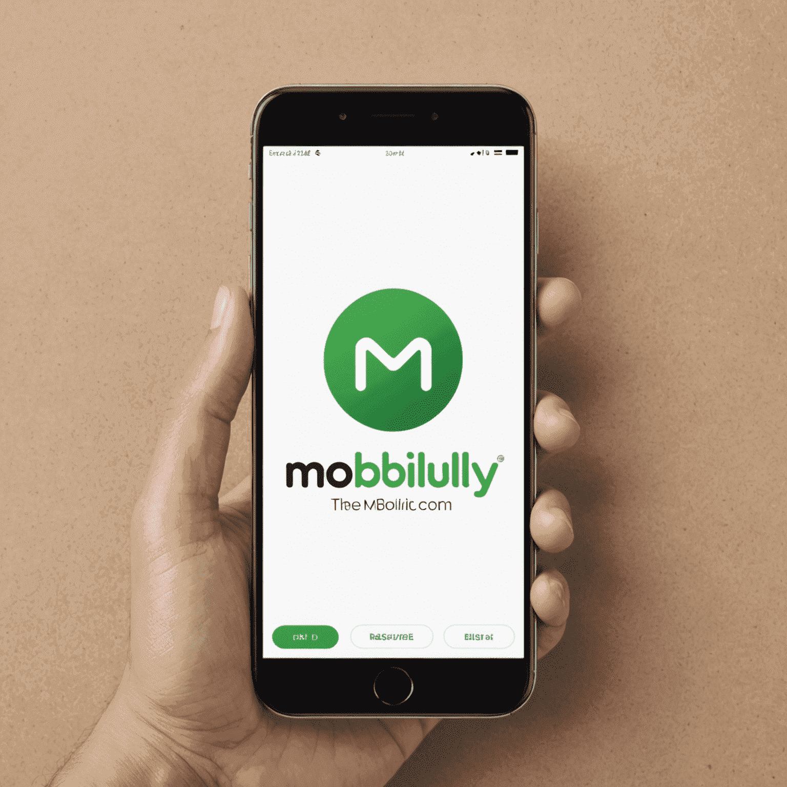شعار mobiluly_com يظهر اسم الشركة بخط حديث مع رمز لهاتف ذكي